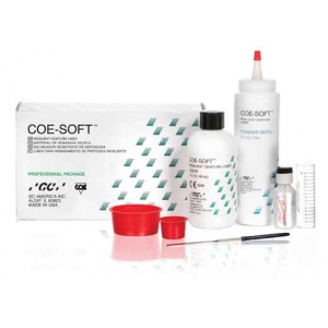 GC Coe Soft Professional Pack Soft Reline Material (170g powder/177ml liquid)