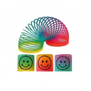 MINI Slinky with Face (48) Assorted Colors