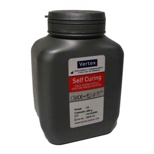 VERTEX Self Cure Powder Clear 4 500g Tub