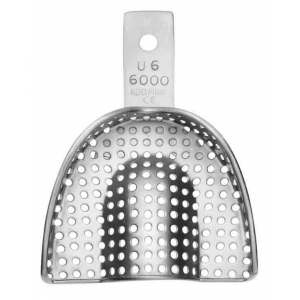 MEDESY Impression Tray U6 Extra Large Upper - Perforated Steel
