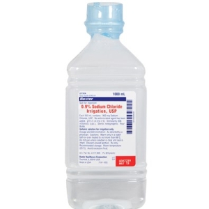 Baxter Sodium Chloride 0.9% Irrigation 1000ml Bottle - AHF7124