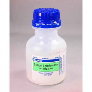 Baxter Sodium Chloride 0.9% Irrigation 100ml Bottle - AHF7975