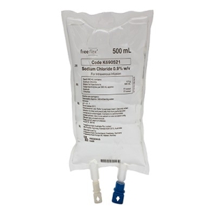 Fresenius Kabi Freeflex® Bag Sodium Chloride 0.9% IV Infusion 500mL - Ctn/20