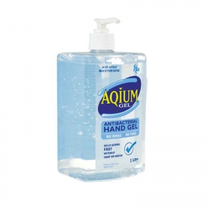 AQIUM Antibacterial Hand Sanitiser Gel 1-litre