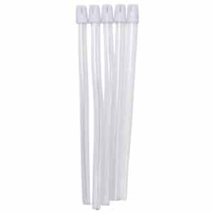 PREMIUM Saliva Ejectors White Tip Clear Tube (100)