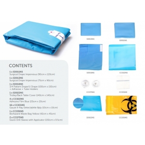 MDDI Economy Implant and Oral Surgery Procedure Pack (1/pce)