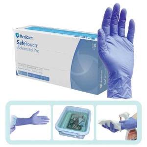 SafeTouch Advanced Pro Nitrile Gloves - Violet