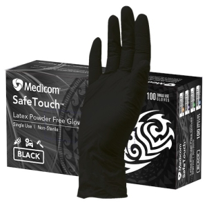 SafeTouch Ultimate Black Latex Powder Free