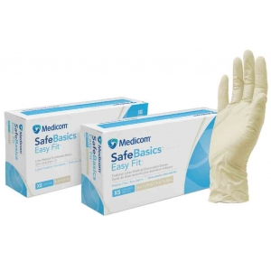 Medicom SafeBasics X-Small Latex Glove (100) Powder Free