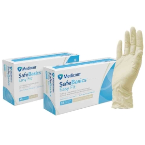 SafeBasics Latex Powder Free Gloves