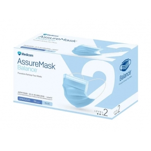 Medicom Assure Mask Balance Blue Level 2 Earloop Mask (50)