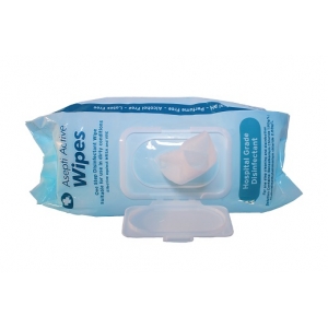 ECOLAB Asepti Active Wipes - Hospital Grade Disinfectant (100) Soft Pack