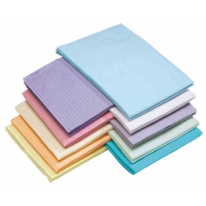 Medicom WHITE Dry Back Dental Bibs (500) 33cm x 45.5cm