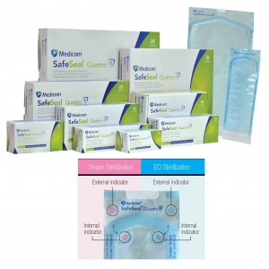 Medicom SafeSeal Quattro Pouch 89x133mm (200)