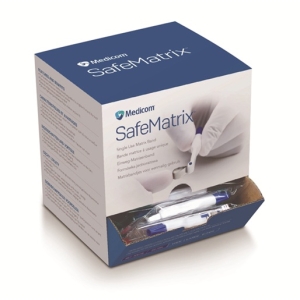 Medicom SafeMatrix Band 6.0mm Wide Straight (50/pcs) Blue 30045