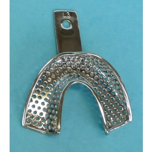 AINSWORTH S/Steel Impression Tray Perforated large Lower