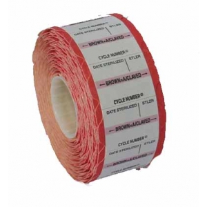 Getinge Suretrax Process Indicator Labels RED (1 Roll, 700 Labels/Roll)