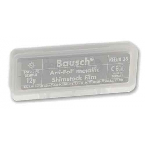 BAUSCH Arti-Fol Sheets Metallic RED BK-38 12µ uncoated (100) 8mmx60mm
