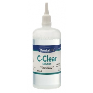 DENTALIFE C-Clear Solution - 250ml bottle NLA
