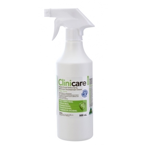Clinicare Hospital Grade Disinfectant 500ml Spray Bottle