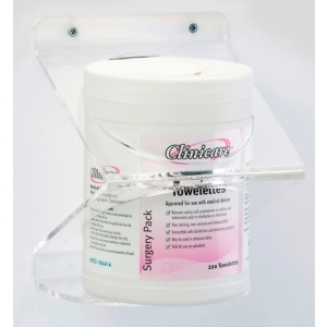 Clinicare Towelette Canister Wall Bracket