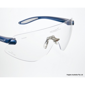 HOGIES Eyeguard Asian Bridge Black Frame Clear Lens