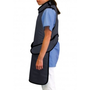 Kerr Operator X-Ray Apron 'Lead Free' with Collar - Charcoal