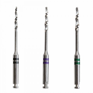 Kerr Pentron FIBREKLEER 4X Post Drill 1.25mm Black TAPERED (1)