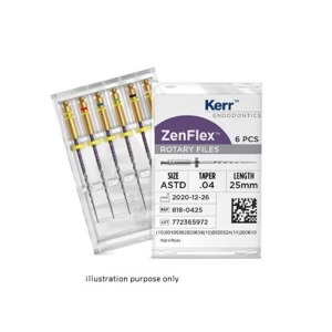 Kerr ZenFlex NiTi File Assorted 20-45 .04/25mm (6/pcs)