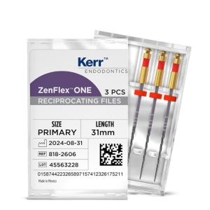 Kerr ZenFlex ONE #25 .06/31mm NiTi File (3/pcs) Primary-Red