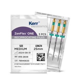 Kerr ZenFlex ONE #35 .06/25mm NiTi File (3/pcs) Medium-Green