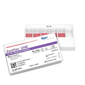 Kerr ZenFlex ONE #45/.06 GP Points (50/pcs) Large-White