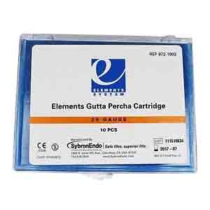 Kerr Elements Gutta Percha Cartridges Silver 25G Light (10)
