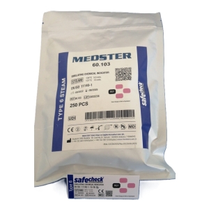 Medster SafeCheck Class 6 Indicator Strips 134° 3.5min 60.103 (250/pcs)