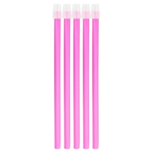 SALIVA Ejectors (100) Pink Rose with Opaque Tip - While Stocks Last