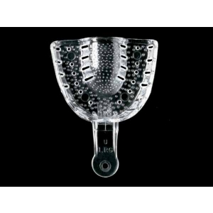 UNIDENT Large Upper Clear Impression Trays (12) Autoclavable