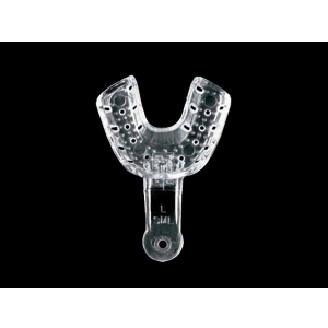 UNIDENT Small Lower Clear Impression Trays (12) Autoclavable