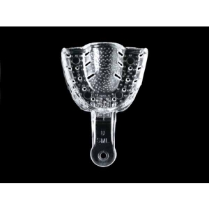 UNIDENT Small Upper Clear Impression Trays (12) Autoclavable