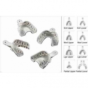 UNIDENT Impression Trays Part Lower Right (12) Grey