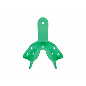UNIDENT Small Lower Edentulous Impression Trays (12) Green