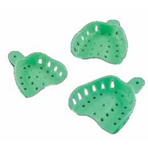 UNIDENT Large Upper Wide Arch Impression Trays (12) Green