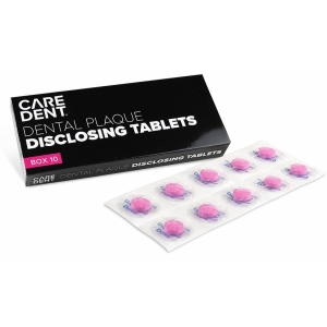 Caredent Dental Plaque Disclosing Tablet (10)