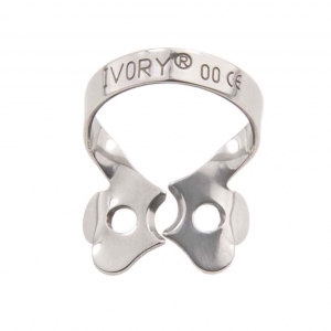 IVORY Rubber Dam Clamp SS 00 Regular Bicuspid