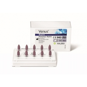 Kulzer Venus Supra Pre Polisher Red Large Flame Refill (10)